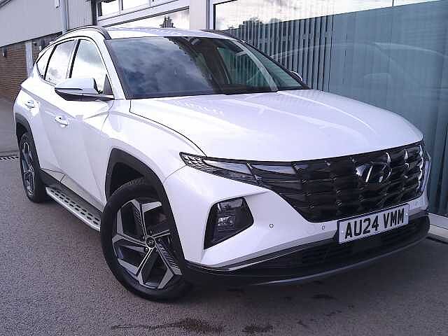 Hyundai TUCSON 1.6 TGDi Hybrid 230 Premium 5dr 2WD Auto Atlas White